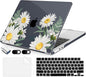 Compatible with MacBook Air 13.6 inch Case, M4 A3240/M3 A3113/M2 A2681 (Released 2025 to 2022), Hard Shell, Keyboard Cover, Screen Protector, Webcam Cover & Type-C Adapter, Daisies