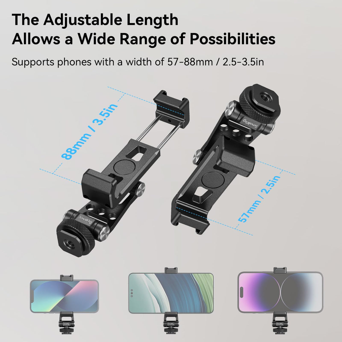 SmallRig Adjustable Phone Mount for DJI Stabilizers - 4301
