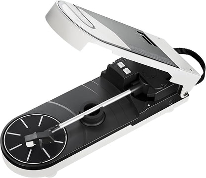 AudioTechnica AT-SB727 Sound Burger Portable Turntable with Bluetooth (White)