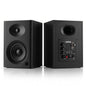 NSY Audio 4-Inch Powered Bluetooth Bookshelf Speakers, White