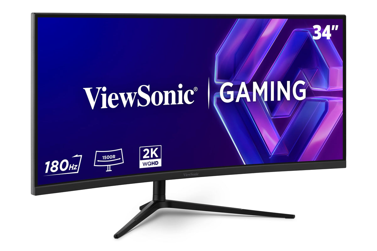 ViewSonic VX2718-2KPC-MHD 27 Inch 1440p Curved Gaming Monitor, 180Hz