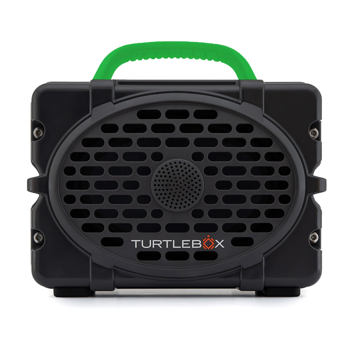 Turtlebox Original Gen 3 Outdoor Bluetooth Speaker, White/Royal Blue