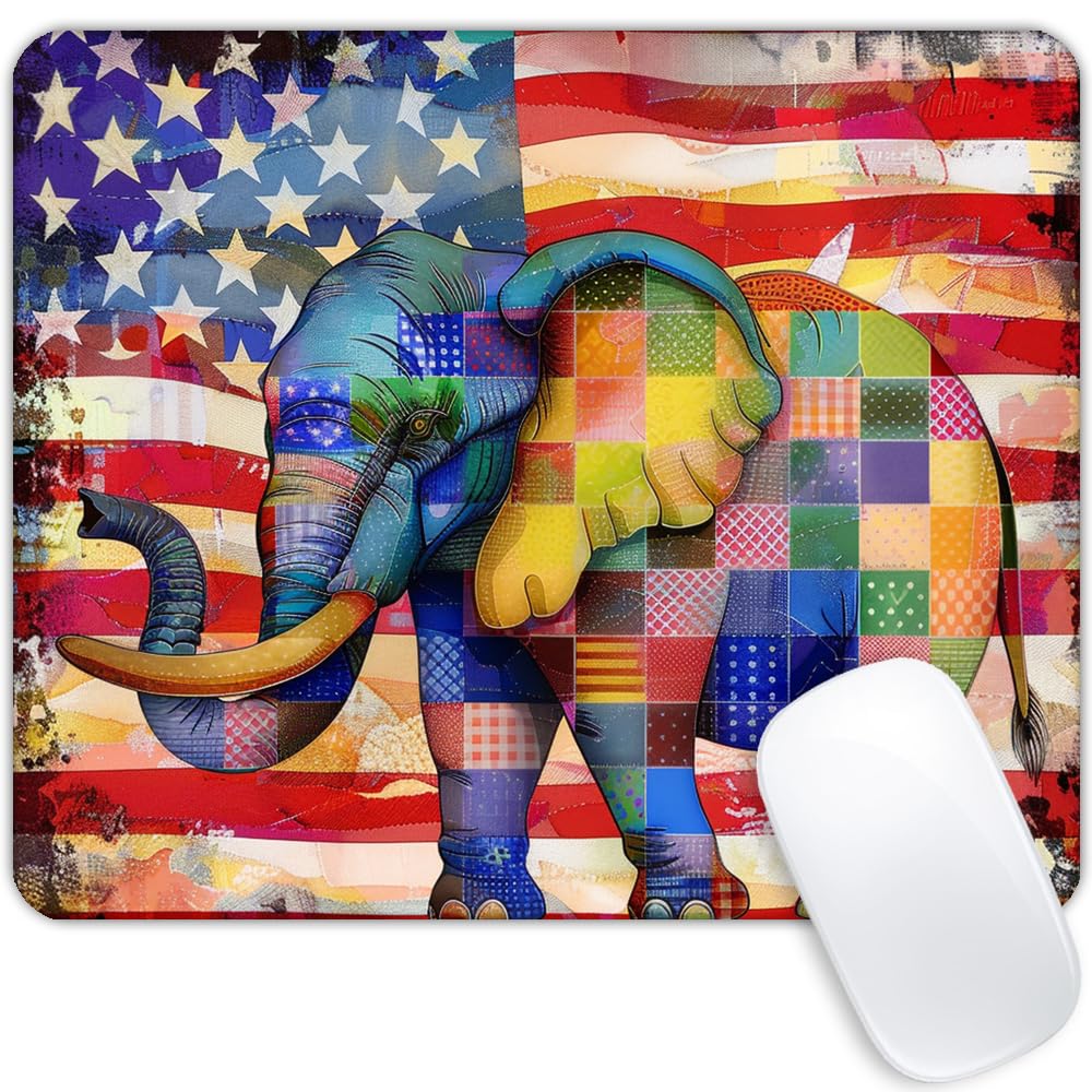 Square Mouse Pad Cartoon Black Bulldog-1,Gaming Mouse Pads for Desk,Soft Computer Waterproof Non-Slip Mouse Mat