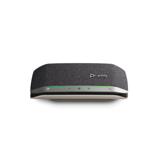 Poly Sync 20 USB-C Personal Portable Smart Speakerphone (Plantronics) – Long Battery Life – Noise/Echo Reduction -Works w/Teams (Certified), Zoom, PC, Mac, Mobile – Exclusive