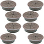 BOPOREAE 8 Pcs Desk Grommet 2" (50mm), Desk Hole Cover for Cables