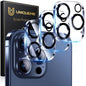 UniqueMe for iPhone 13 6.1"/13 Mini 5.4" Camera Lens Protector-Black Circle