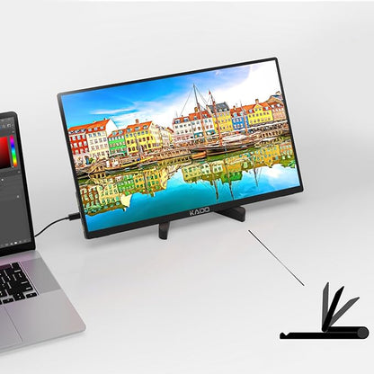 Kado Tablet Stand for Tablet, Adjustable Portable Monitor Holder, Foldable iPad Accessories for Office Compatible with Kindle, Switch, Surface Pro, iPad Pro/Air/Mini, iPhone Pro/Max/Plus