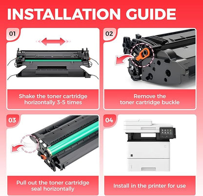 121 CRG121 Toner Cartridge Black 2-Pack with chip High Yield Replacement for Canon 121 CRG-121 Toner Cartridges Compatible for Canon ImageCLASS D1650 D1620 Laser Printer Ink All-in-One Copier Scanner