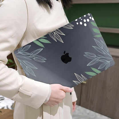 MEEgoodo Case for MacBook Air M4/M3/M2 13.6 inch 2025 2024 2022, Fit Model A3240 A3113 A2681, Compatible with MacBook Air 13 inch, Laptop Hard Shell Case with Keyboard Cover, Drawn Blackboard