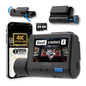 MAGELLAN DR50 3 Channel Dash Cam, 4K+2K Front Cabin Rear, Night Vision, Wide-Angle (170°), STARVIS 2 IMX678, Strong Mount, GPS, Wi-Fi App Control, 24H Parking Mode, Fatigue Alert, 64GB Card Included