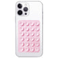 Anteel Silicone Suction Phone Case Mount, Non Slip Sticky Phone Grip for Cellphone, Silicon Adhesive Suction Cup Phone Mount, Strong Grip Holder for Selfies and Videos (Light Pink)