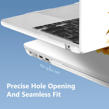 Mektron Case for 2026 MacBook Air 15 INCH M5 A3448 Compatible with M4 A3241 /M3 A3114 /M2 A2941 Printed Plastic Hard Shell Cover with 15.3" Liquid Retina Display Touch ID- Cute Cow