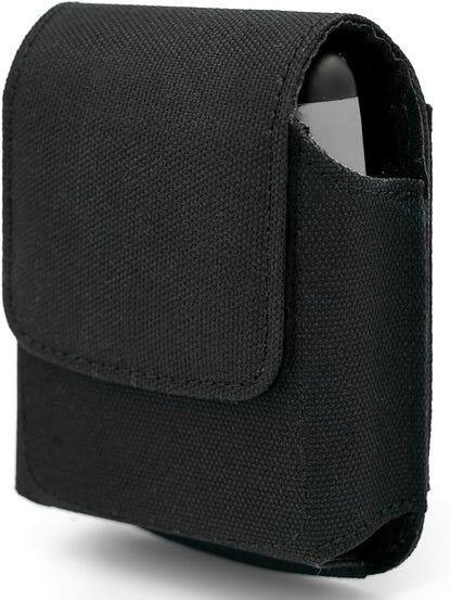 BECPLT for Galaxy Z Flip7 FE 7 6 5 4 3 Nylon Cell Phone Pouch Holster Case with Belt Clip Cover for Samsung Galaxy Z Flip 5G Motorola Razr 40 Ultra Motorola Razr 2022 2019