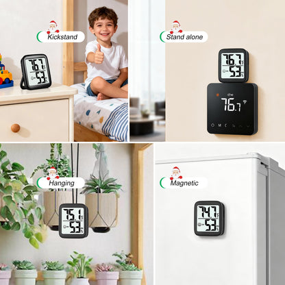 Antonki 2 Pack Room Thermometer Indoor Hygrometer
