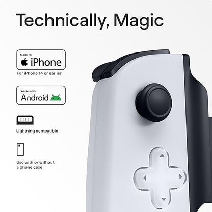 BACKBONE One Mobile Gaming Controller for iPhone (Lightning) - PlayStation Edition - 1st Gen - Turn Your iPhone into a Gaming Console - Play Xbox, PlayStation, Call of Duty, Roblox, Minecraft & More