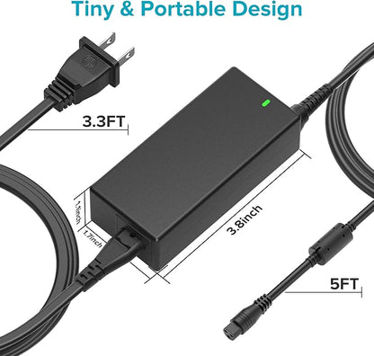 ZOZO Universal Laptop Charger 90W AC Adapter for HP Dell Gateway Toshiba Lenovo Acer ASUS Samsung Sony Ultrabook Chromebook DC Output 12V 15V 18.5V 19V 19.5V 20V Power Supply Cord with 19 Tips