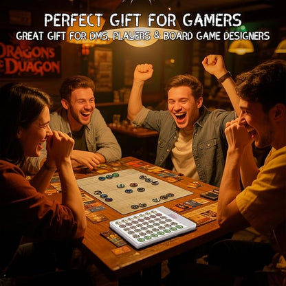 CZYY RPG Dry Erase Token Set - 192 PCS | Reusable Blank Tokens, Creature Tokens, 5E Class Characters with Maker Pens | Ideal for DND, Pathfinder, TTRPGs, MTG & Board Game