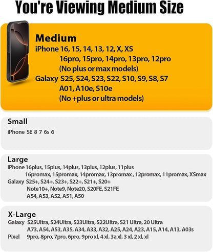 PiTau Holster for iPhone 16, 16 Pro, 15, 14, 13, 12, Xs, X, 11, XR - Premium Cell Phone Case with Belt Clip [Magnetic Closure] ID Card Holder Pouch (Fits Otterbox Case) Brown