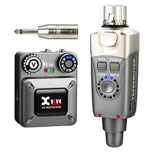 Xvive U4R Wireless in-Ear Monitor System Receiver for Studio, Band Rehearsal, Live Performance (U4R Only)