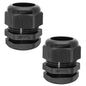 Bonsicoky 1/2" NPT Nylon Cable Glands, Grey, 10 Pcs