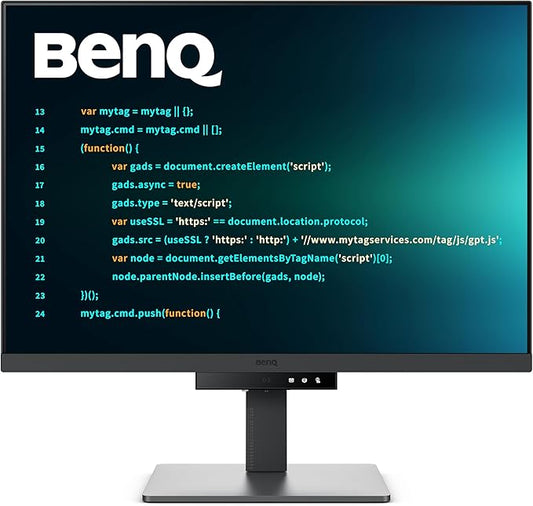 BenQ RD320UA 32” 4K 3840x2160 Programming Monitor with 2000:1 Contrast Ratio, Nano Matte Panel, MoonHalo, 90W USB-C, Coding Modes, Night Hours Protection, Ergonomic Stand, and Eye-Care Technology
