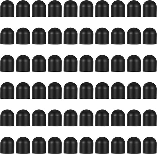 60 Pcs Rubber Tips for Stylus Pens,0.24inch (6mm) Diameter Replacement nibs for Touch Screen Pen Universal Stylus Ends,Surface Pen Tips