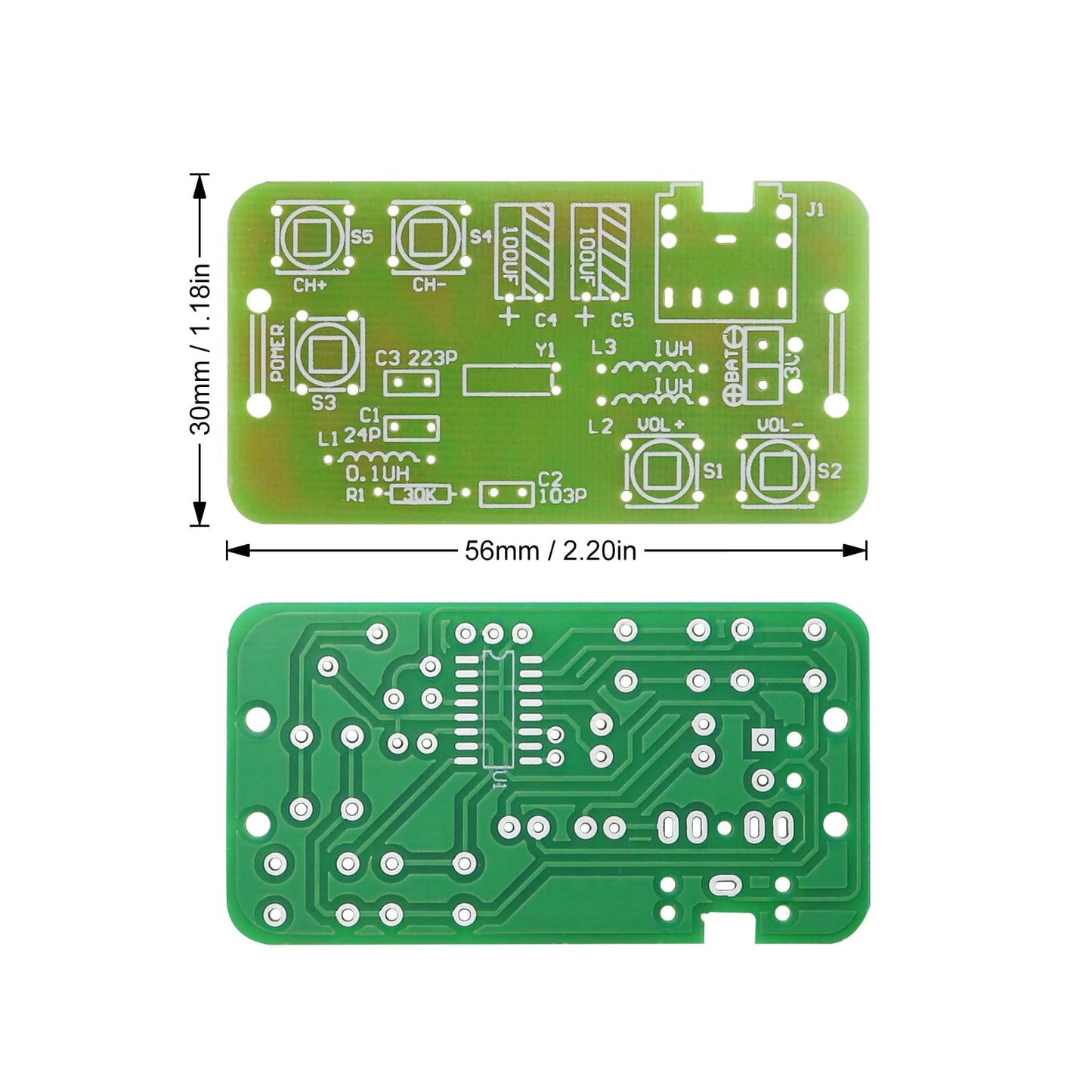 Yidab Soldering Practice Kit DIY Stereo Radio Plug-in Circuit Kit Learn Soldering Kit for Beginners
