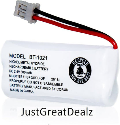 JustGreatDealz Battery BT-1021 BT1021 BBTG0798001 for Uniden Cordless Handset Telephones