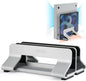 Aluminum Dual Vertical Laptop Stand Dock Holder, Supports 2 Devices, Adjustable Slot Width 15-36mm, Space-Saving Upright Storage for MacBook and Laptops