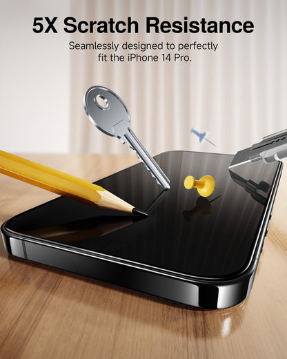 SMARTDEVIL 2 Pack for iPhone 14 Pro Privacy Screen Protector