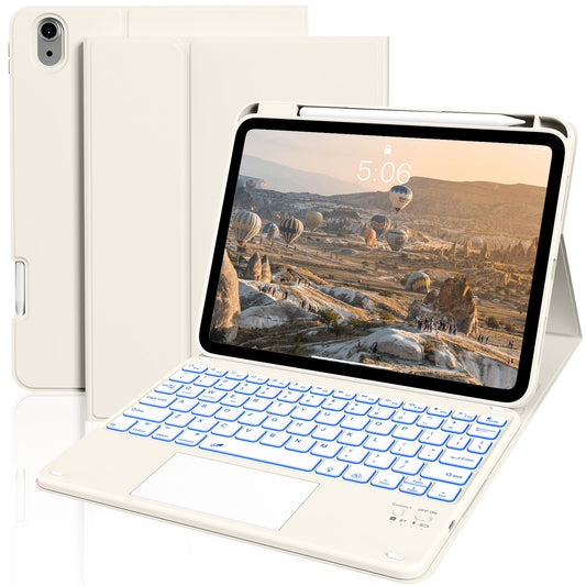 JKSML for iPad(A16) 11th/10th Generation Case with Keyboard (11/10.9 inch)