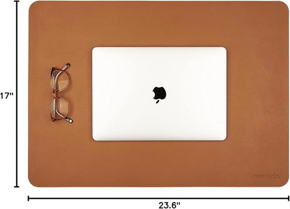 ANECDOTE Vegan Leather Desk Pad - 23.6"x17" Desk Mat for Your Office. This Quality Large Mouse Pad has Chic Elegance, Professional Look & Satisfying Touch - The Perfect Leather Mouse Pad for You!
