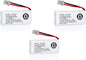 JustGreatDealz Battery BT-1021 BT1021 BBTG0798001 for Uniden Cordless Handset Telephones (3-Pack)
