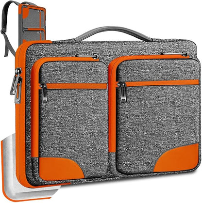 ZINZ Laptop Case 15 15.6 16 inches Sleeve Slim Briefcase Spill-Resistant Handbag for Most Popular 15" 15.6" 16" Notebooks，G01OG01