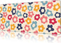 Mouse Pad Large Vintage Flowers Non-Slip Game Desk Mat with Stitched Edge Laptop Keyboard Desk Pad for Work Home Gaming (35.4 x 15.7 Inches)