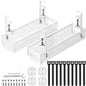 Mzmaxy Cable Management, 25'' Cable Management Under Desk, Cable Tray