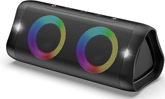 DONOW Portable Bluetooth Speaker 30W Stereo Sound, Bass Boost, 20H Playtime