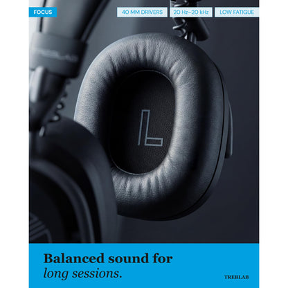 TREBLAB U5 Bluetooth Headphones Over the Ear, Hybrid ANC, 65H Playtime