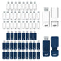 GIGASTONE 32GB Flash Drive (100 Pack) Z60NB USB 3.2 Gen 1, Ultra Fast, Retractable Capless Slider Design, Data Storage, Backup for PC/Mac/TV/Car Audio, USB 2.0/3.0/3.1 Compatible (Random Color)