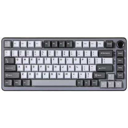 YUNZII B75 75% Hot Swap RGB Mechanical Keyboard(Dark Grey,Cocoa V2)