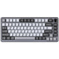 YUNZII B75 75% Hot Swap RGB Mechanical Keyboard(Dark Grey,Cocoa V2)