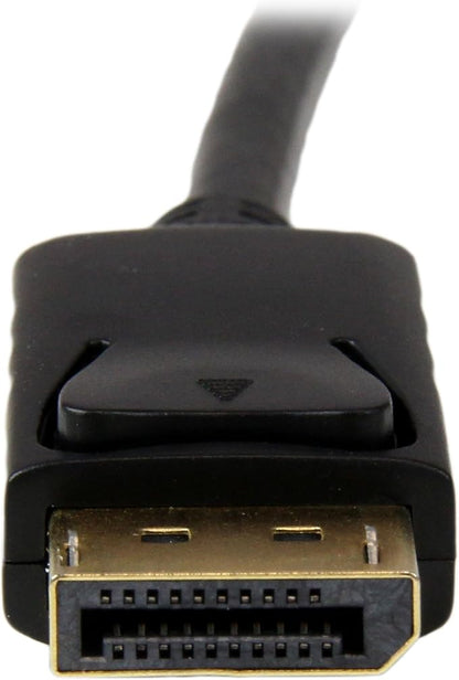 StarTech.com 3ft (1m) DisplayPort to VGA Cable - Active DisplayPort to VGA Adapter Cable - 1080p Video - DP to VGA Monitor Cable - DP 1.2 to VGA Converter - Latching DP Connector (DP2VGAMM3B)