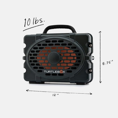 Turtlebox Original Gen 3: Portable Outdoor Bluetooth Speaker – Ultra-Loud (120dB), Waterproof (IP67), Rugged, Impact-Resistant, 3-Day Battery | Party Mode: Unlimited Pairing for Stereo Sound, Green