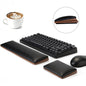 ASFSKY RGB Keyboard and Mouse Wrist Rest Set for 60%-75% Compact Keyboards