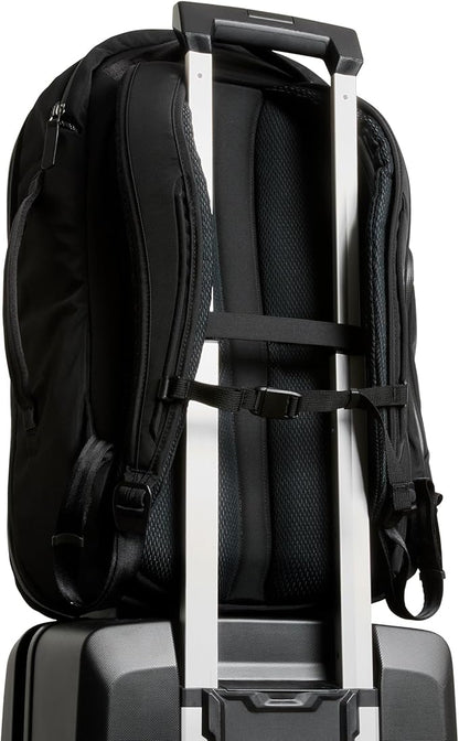 Bellroy Transit Travel Pack Pro (30–38 liter carry-on travel backpack, with laptop sleeve, RFID protection and zip bottle pocket) - Black