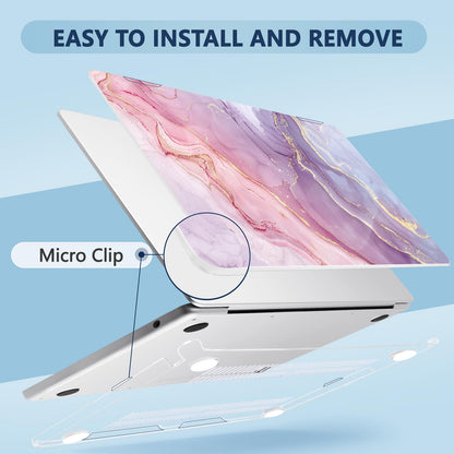 MecBevia Compatible with MacBook Air 13 inch Case M5 M4 M3 M2 2026-2022