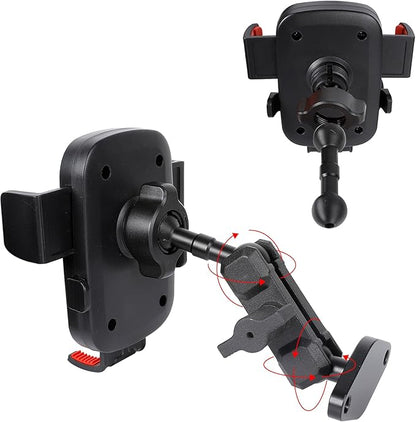 Car Phone Holder Mount for AMPS Standard Diamond Base ，Aluminum 360° Rotation Phone Mount for Car Dashboard Truck Boat Desk， Compatible with iPhone 16 15 14 13 12 Series Samsung S24 S23