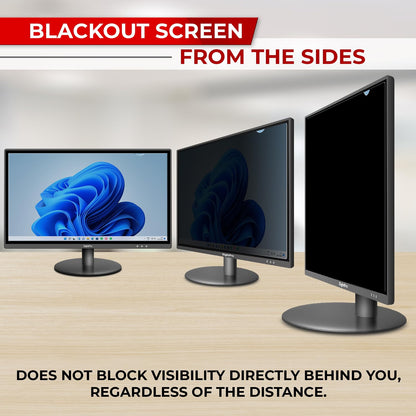 SightPro 22 Inch 16:10 Computer Privacy Screen Filter for Monitor - Privacy Shield and Anti-Glare Protector