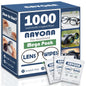 1000 Count Lens Wipes for Eyeglasses – Pre-Moistened, Individually Wrapped Eyeglass Cleaning Wipes – Scratch-Free, Streak-Free Glasses Cleaner Wipes for Sunglasses & Camera Lens – Bulk Pack