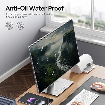 [2-Pack] 27 Inch Anti Blue Light Anti Glare Computer Screen Protector for 16:9 Widescreen Monitor, Removable Anti-Scratch Anti-UV Blocking Screen Filter, Eye Protection Reduce Eye Fatigue and Strain